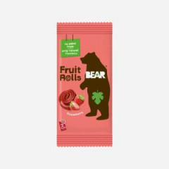 Jahodové ovocné rolky Bear 20g 