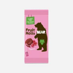 Malinové ovocné rolky Bear 20g 