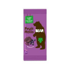 Čierno-ríbezľové ovocné rolky Bear 20g 