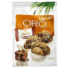 Obltky HAPPY Oro s karamelovou nplou 140 g 