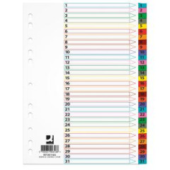 Kartnov rozraova Q-CONNECT zosilnen 1-31 
