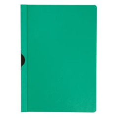 Obal s klipom kovovm Q-CONNECT zelen 