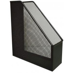 Drten stojan na asopisy 90x295x258mm ierny 