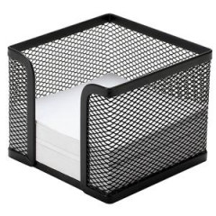 Drten stojan na blok `kocka` 95x80x95mm ierny 