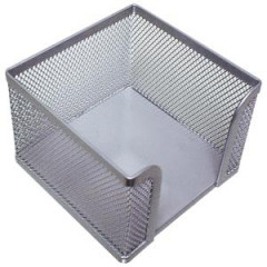 Drten stojan na blok `kocka` 95x80x95mm strieborn 