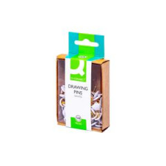 Pripiniky Q-CONNECT 9mm biele 120ks 