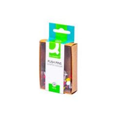 Napichovacie pendlky Q-CONNECT mix farieb 25ks 