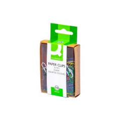 Spisov spony Q-CONNECT 26mm mix farieb 125ks 
