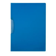 Obal s klipom plastovm Q-CONNECT modr 