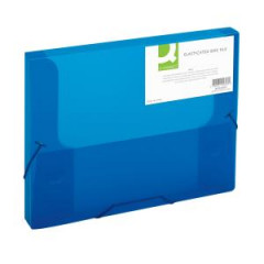 Plastov box s gumikou Q-CONNECT modr 