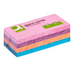 Samolepiaci bloek Q-CONNECT intenzvne 38x51mm 12x100 l 