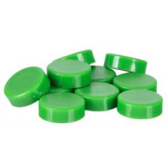 Magnety Q-CONNECT okrúhle, 20 mm, 10 ks, zelene 