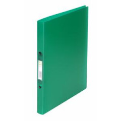 Zaklada 2-krkov Q-CONNECT celoplastov 1,6cm transparentn zelen 