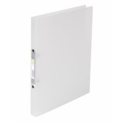 Zaklada 2-krkov Q-CONNECT celoplastov 1,6cm transparentn mlieny 
