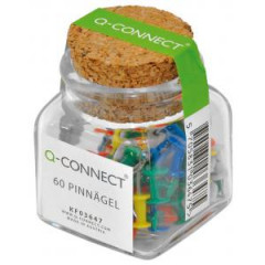 Napichovacie pendlky Q-CONNECT mix farieb 60ks 
