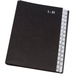 Podpisov kniha 1-31 Q-CONNECT ierna 