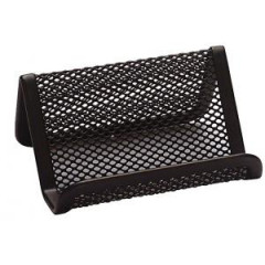 Drten stojan na vizitky 95x75x45mm ierny 