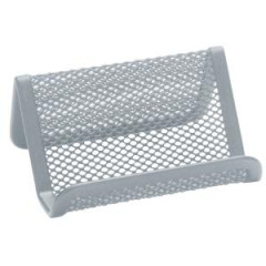 Drten stojan na vizitky 95x75x45mm strieborn 