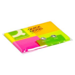 Samolepiaci bloek Q-CONNECT intenzvne 38x51mm 4x50 l 