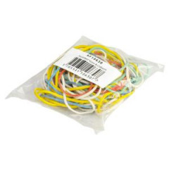 Gumiky Q-CONNECT, 25g, mix farieb 