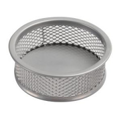 Drten stojan na kancelrske spony 90x32mm mal strieborn 