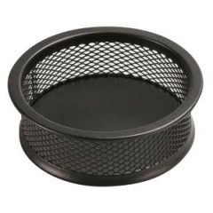 Drten stojan na kancelrske spony 90x32mm mal ierny 