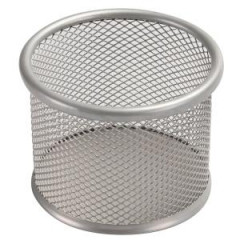 Drten stojan na kancelrske spony 90x68mm strieborn 