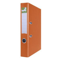 Zaklada pkov Q-CONNECT poloplastov 5cm oranov 