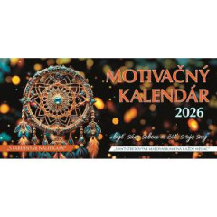 Stolov kalendr stpcov 29,7 x 13,8 cm - Motivan 2026 