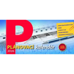 Stolov kalendr stpcov 29,7 x 13,8 cm - Plnovac 2026 