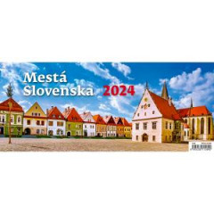 Stolov kalendr Mest Slovenska 2024