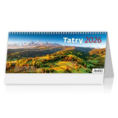 Stolov kalendr stpcov 32,1x13,4 cm - Tatry 2026 