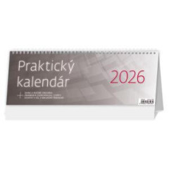 Stolov kalendr stpcov 33,6x12,1 cm - Praktick OFFICE 2026 