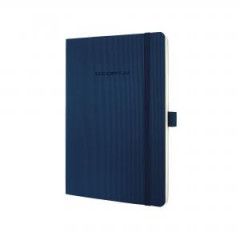 Zpisnk CONCEPTUM linajkov tmavomodr, mkk vzba 135x210mm 