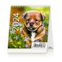 Stolov kalendr MiniMax Puppies 2024
