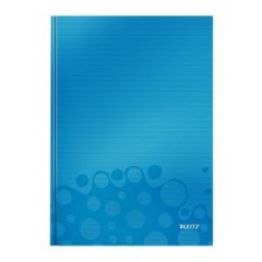 Záznamová kniha Leitz WOW A4 80 listov štvorčeková modrá