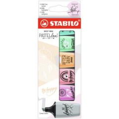Sada zvrazovaov STABILO Boss mini pastel 6ks 