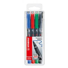 Sada popisovaov OHP STABILO universal M 843/4S 