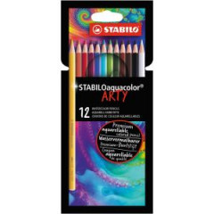 Farbiky STABILO aquacolor 12 ks sada ARTY 