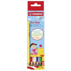 Farbiky STABILO Trio 6ks 