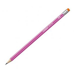 Ceruzka STABILO 160 HB s gumou ruov 12ks