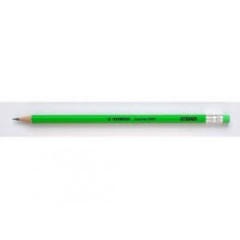 Ceruzka STABILO Swano Fluo s gumou zelen 12ks