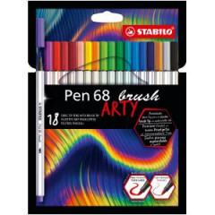 Sada STABILO Pen 68 Brush Arty 18ks 