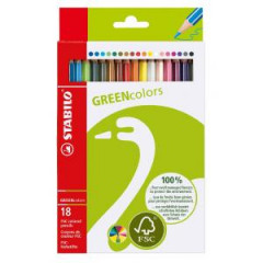 Farbiky STABILO GREENcolors 18ks 