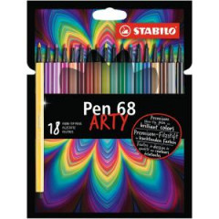 Sada popisovaov STABILO Pen 68/18S `ARTY` 