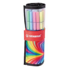 Sada popisovaov STABILO Pen 68 25 ks Rollerset `ARTY` Edition 