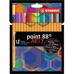 Sada linerov STABILO point 88/18S `ARTY` 