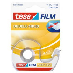 Obojstrann pska TESA 12 mm x 7,5 m s dispenzorom 