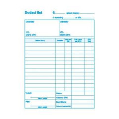 Dodac list s DPH, samoprepis, A4