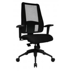 Kancelrska stolika LADY SITNESS DELUXE ierna 